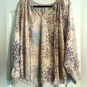 Spring floral blouse - 2x silk, Beautiful design